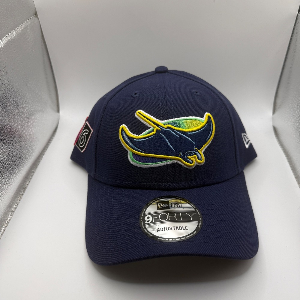 New‎ Era 9FORTY Tampa Bay Rays MLB Navy Blue Adjustable Hat Stingray Youth Cap
